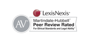 LexisNexis | AV Martindale- Hubbell | Peer Review Rated For Ethical Standards and Legal Ability